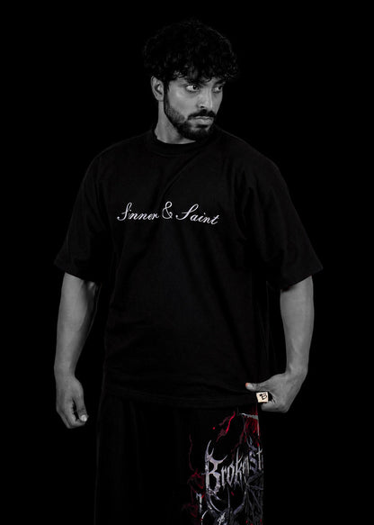 OVERSIZED TSHIRT POWERED BY GOD